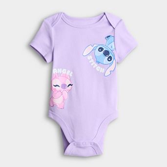 Baby Jumping Beans® Disney's Lilo & Stitch Angel & Stitch Short Sleeve Bodysuit