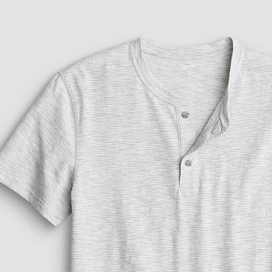 Men's Sonoma Goods For Life® Essential Short Sleeve Henley Tee