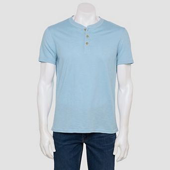 Men's Sonoma Goods For Life® Essential Short Sleeve Henley Tee