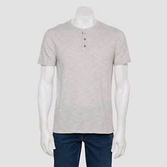 Men's Sonoma Goods For Life® Essential Short Sleeve Henley Tee