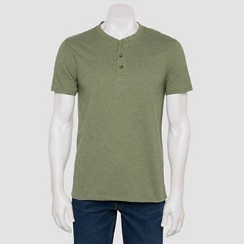 Men's Sonoma Goods For Life® Essential Short Sleeve Henley Tee