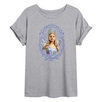 Juniors' Wicked For Good Glinda Frame Oversized Tee