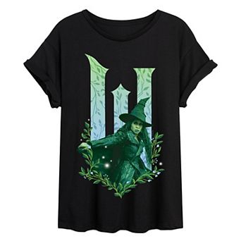 Juniors' Wicked For Good Elphaba Oversized Tee