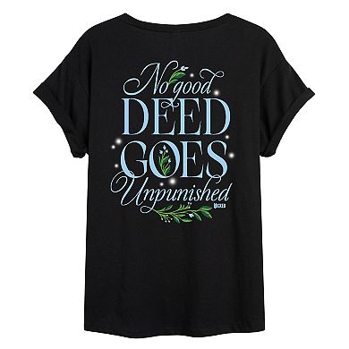 Juniors' Wicked For Good Elphaba Oversized Tee