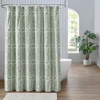 Caro Home Carter Geometric Shower Curtain