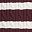 Burgndy Ivory Stripe