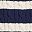 Navy Ivory Stripe