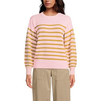 Women's Lands' End Drifter Jersey Crewneck Sweater