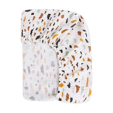 Babyletto Muslin Cotton Fitted Crib Sheet