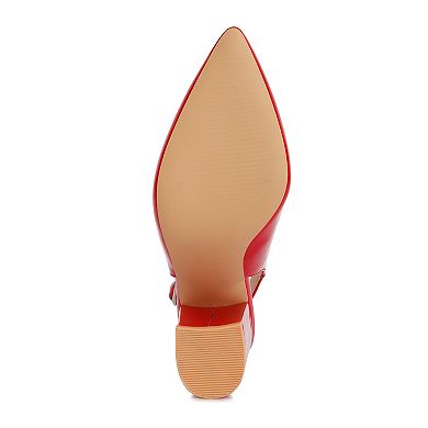 London Rag Dalaney Women's Slingback High Block Sandals