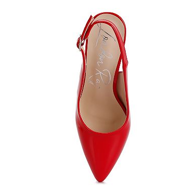London Rag Dalaney Women's Slingback High Block Sandals