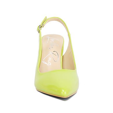 London Rag Dalaney Women's Slingback High Block Sandals