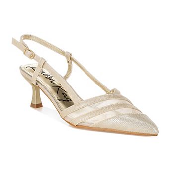 London Rag Daldra Women's Slingback Kitten Heel Sandals
