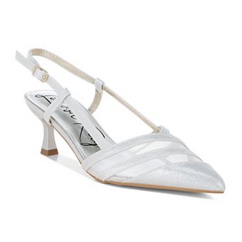 London Rag Daldra Women's Slingback Kitten Heel Sandals