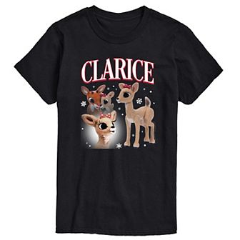 Big & Tall Rudolph The Red-Nosed Reindeer Clarice Graphic Tee