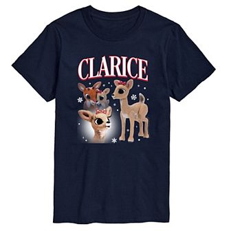 Big & Tall Rudolph The Red-Nosed Reindeer Clarice Graphic Tee