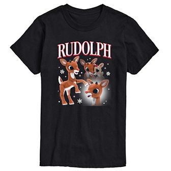 Big & Tall Rudolph The Red-Nosed Reindeer Graphic Tee