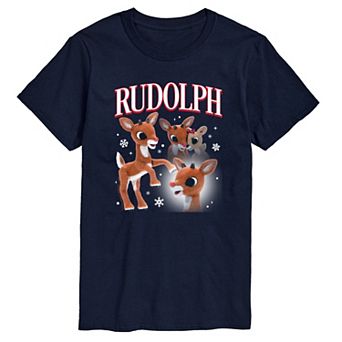 Big & Tall Rudolph The Red-Nosed Reindeer Graphic Tee