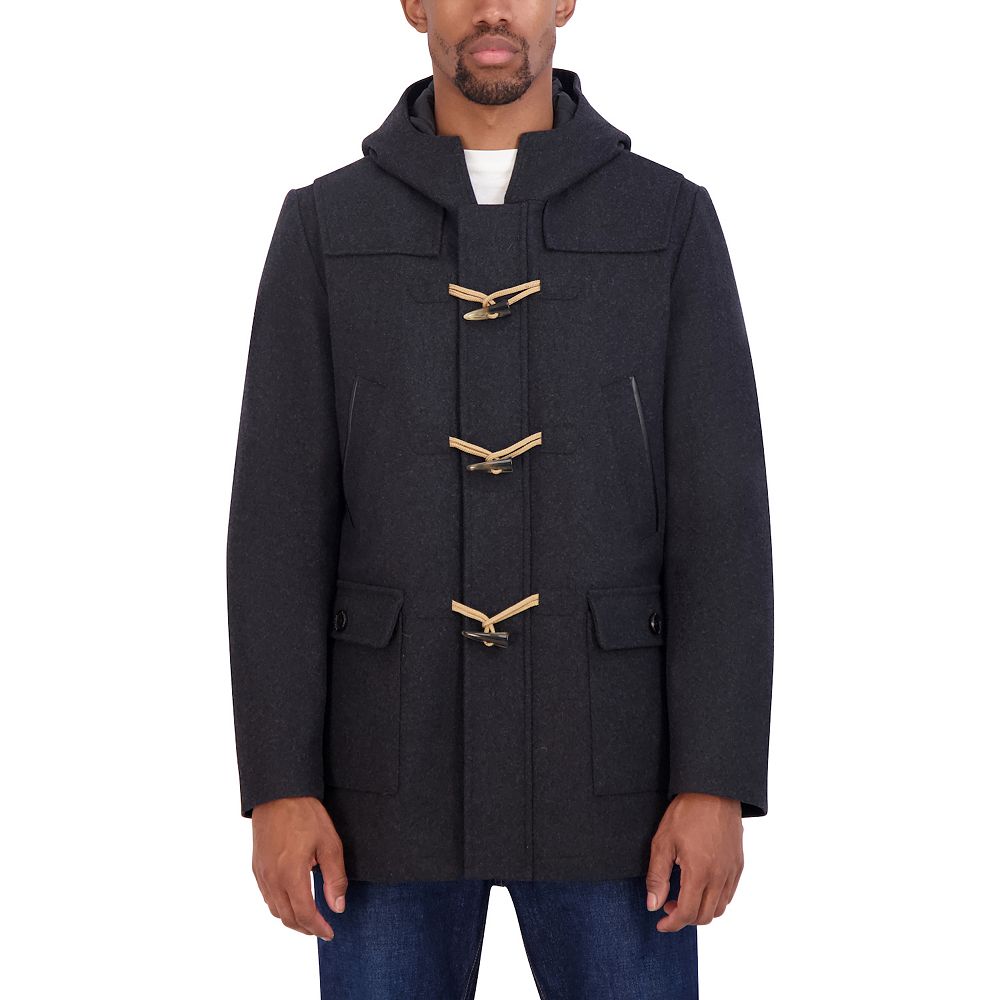 Men's Nautica Wool Blend Toggle Coat