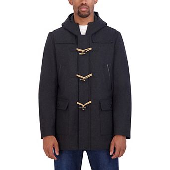 Men's Nautica Wool Blend Toggle Coat