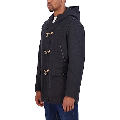 Men's Nautica Wool Blend Toggle Coat