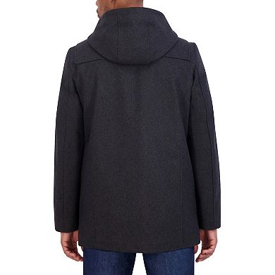 Men's Nautica Wool Blend Toggle Coat