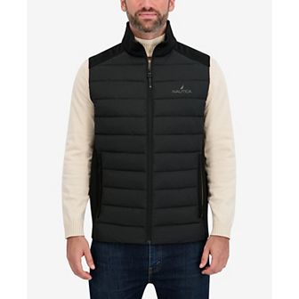 Men's Nautica Transitional Mixed Media Vest