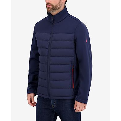 Men's Nautica Transitional Mixed Media Jacket