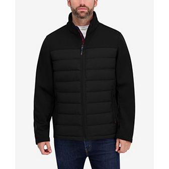 Men's Nautica Transitional Mixed Media Jacket
