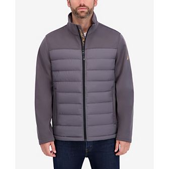 Men's Nautica Transitional Mixed Media Jacket
