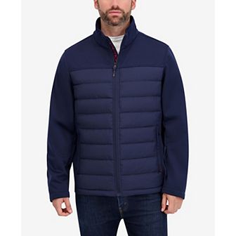 Men's Nautica Transitional Mixed Media Jacket