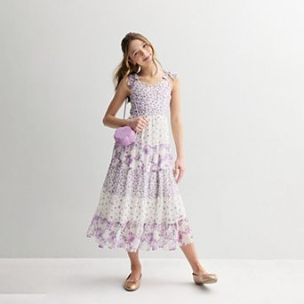 Girls 7-16 Speechless Floral Maxi Dress with Purse