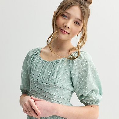 Girls 7-16 Speechless Diamond Tiered Dress