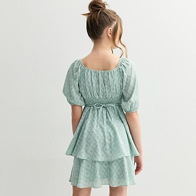 Girls 7-16 Speechless Diamond Tiered Dress