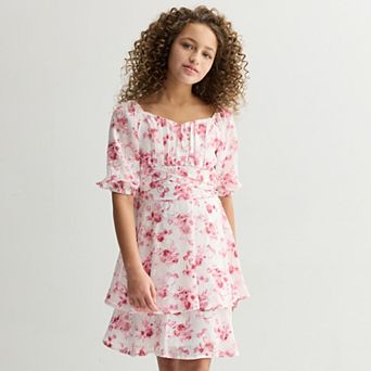 Girls 7-16 Speechless Floral Chiffon Dress