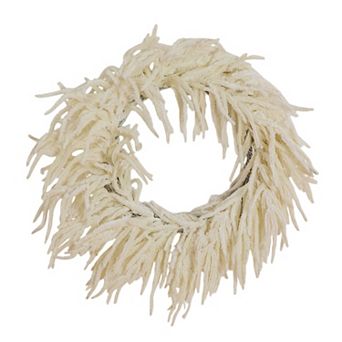 nearly natural 24-Inch Artificial Real Touch Norfolk Island Pine Wreath