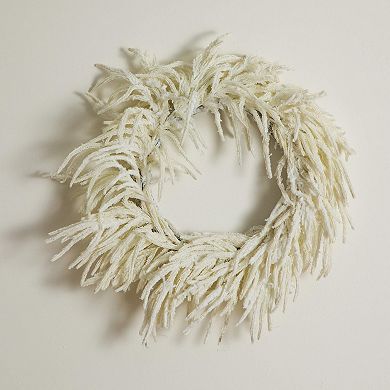 nearly natural 24-Inch Artificial Real Touch Norfolk Island Pine Wreath