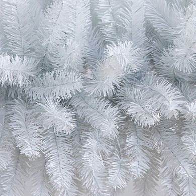 nearly natural 8-ft. Artificial Holiday White Christmas Pine Archway