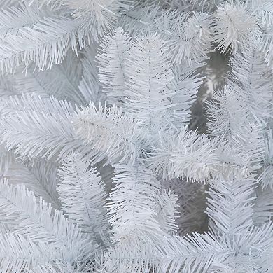 nearly natural 8-ft. Artificial Holiday White Christmas Pine Archway