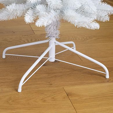 nearly natural 8-ft. Artificial Holiday White Christmas Pine Archway