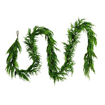 nearly natural 15-ft. Artificial Real Touch Norfolk Island Pine Garland