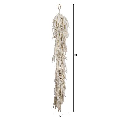 nearly natural 5-ft. Artificial Real Touch Norfolk Island Pine Garland