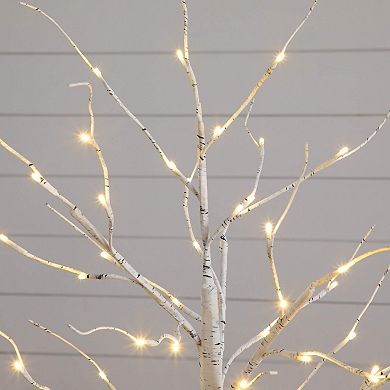 nearly natural 3-pc. Pre-Lit LED Artificial Birch Trees Set