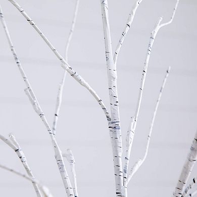 nearly natural 3-pc. Pre-Lit LED Artificial Birch Trees Set
