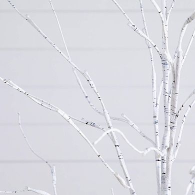 nearly natural 3-pc. Pre-Lit LED Artificial Birch Trees Set