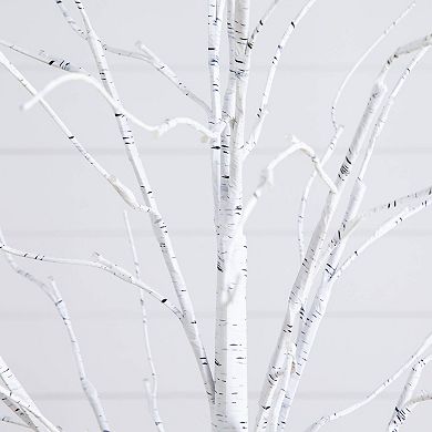 nearly natural 3-pc. Pre-Lit LED Artificial Birch Trees Set