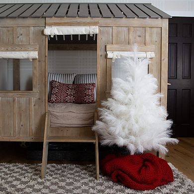 Nearly Natural 4-ft. Artificial Pampas Grass Christmas Tree