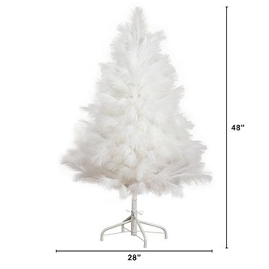 Nearly Natural 4-ft. Artificial Pampas Grass Christmas Tree