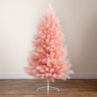 Nearly Natural 6-ft. Artificial Pampas Grass Christmas Tree