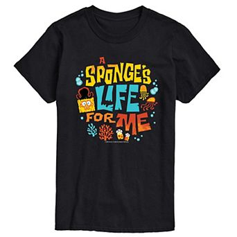 Big & Tall The SpongeBob Movie: Search for SquarePants A Sponge's Life Graphic Tee
